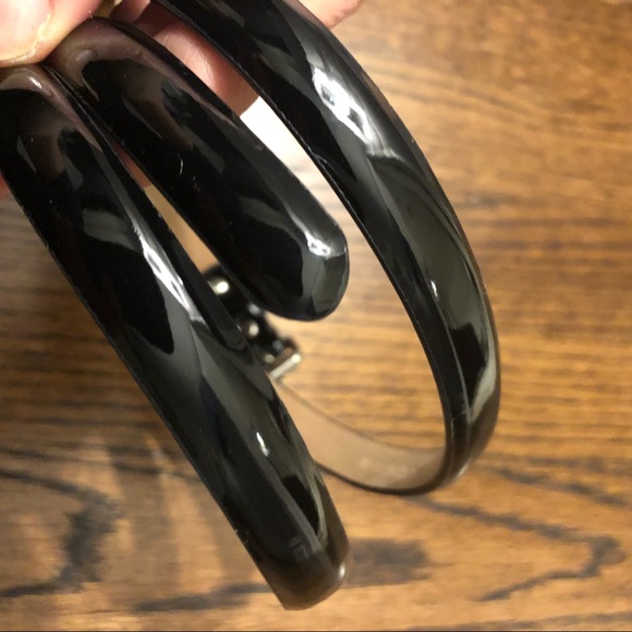 Ann Taylor Black Leather Belt - Picture 2 of 4